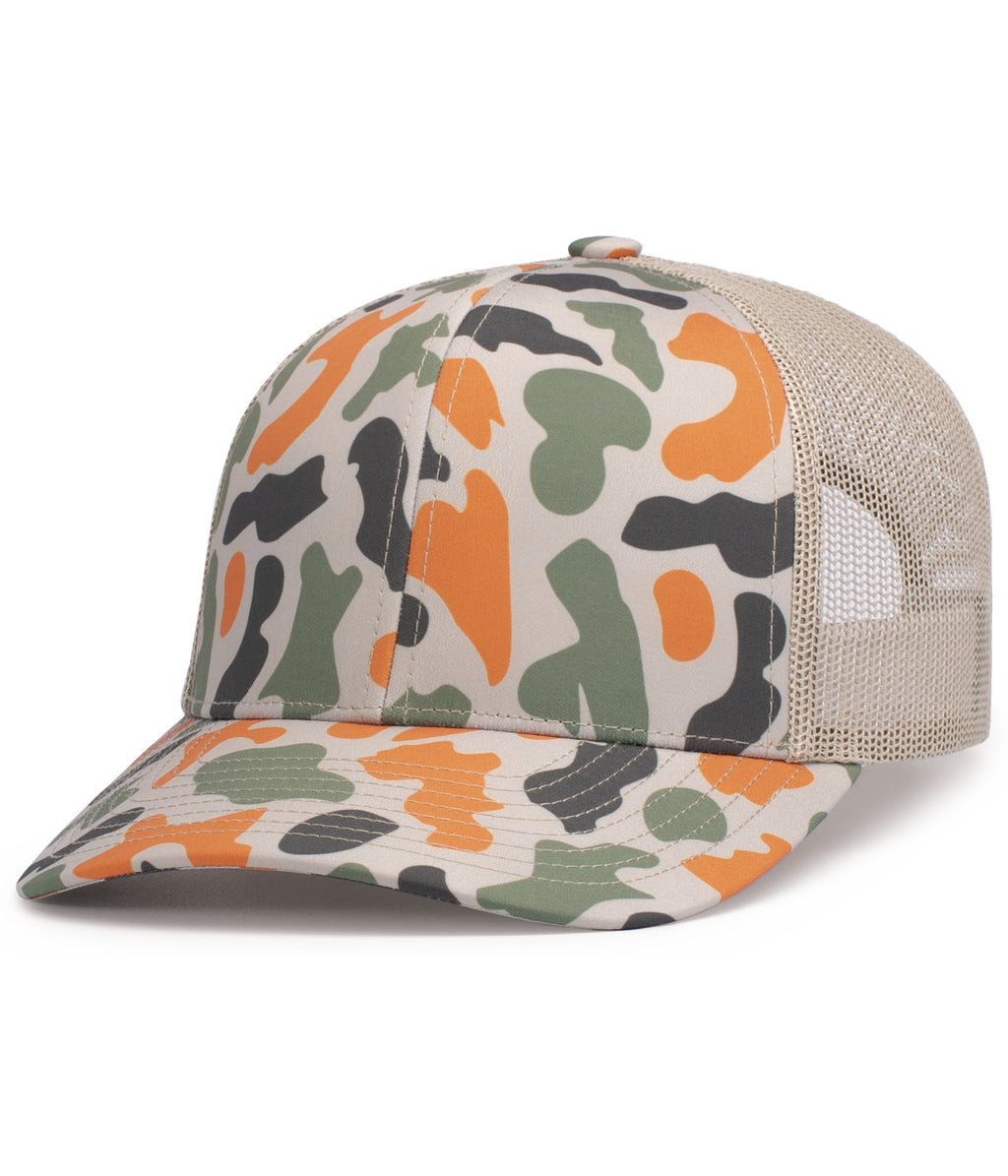 WEEKENDER DUCK CAMO TRUCKER SNAPBACK CAP - ADJUSTABLE