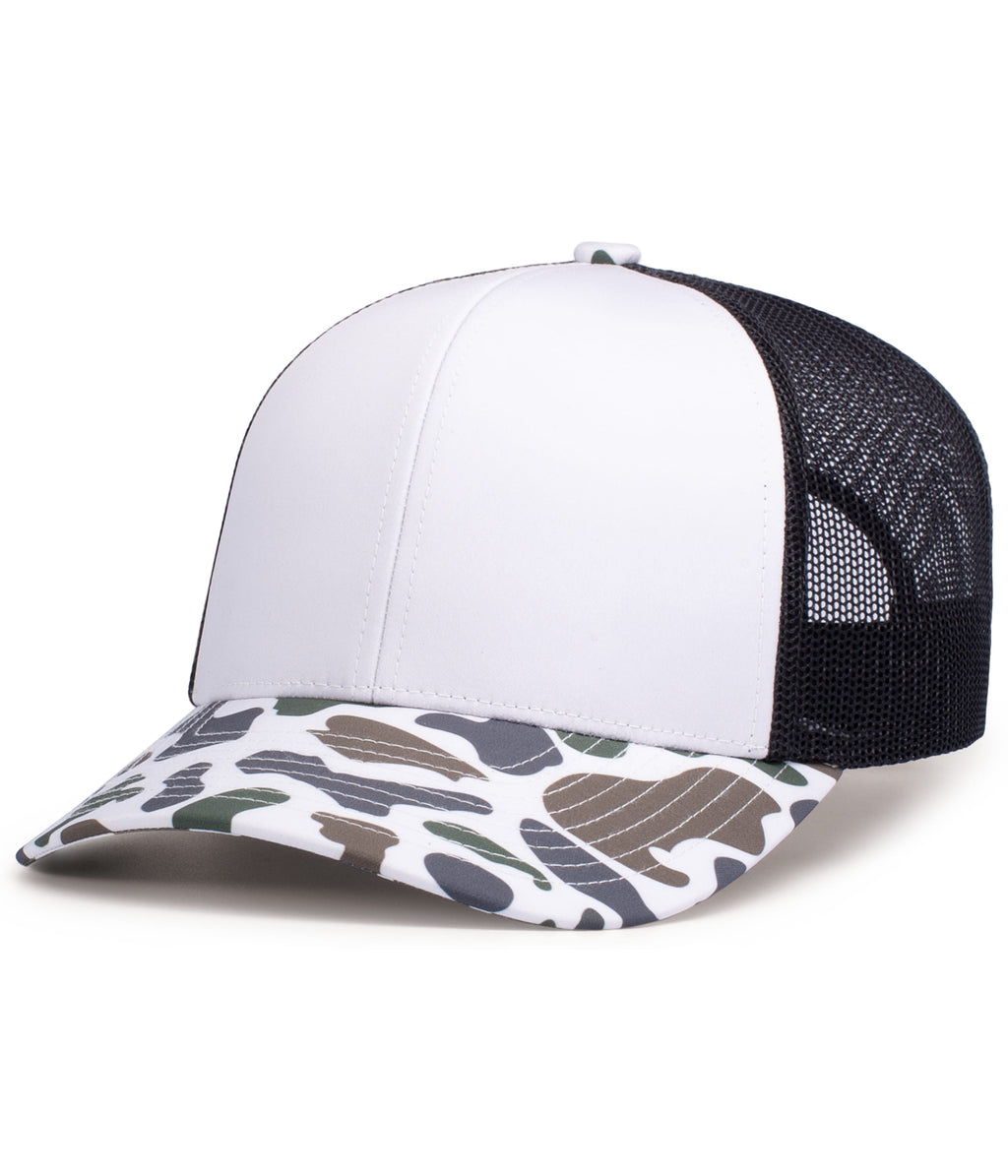 WEEKENDER DUCK CAMO TRUCKER SNAPBACK CAP - ADJUSTABLE
