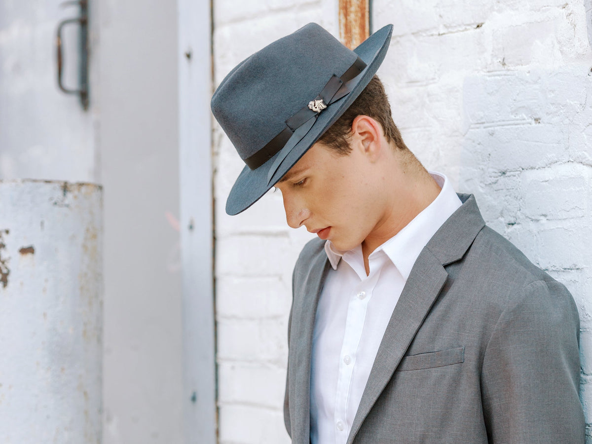 Classic Wool Felt Fedora Hat Phillip