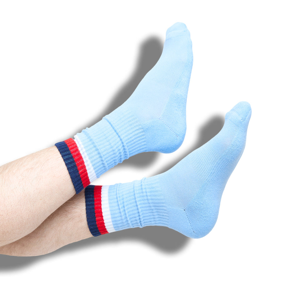 Powder 3 Stripe Crew Socks