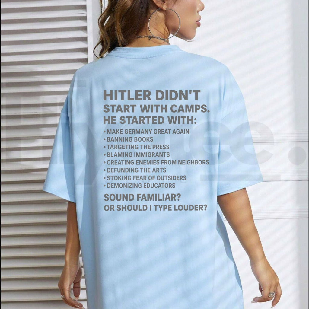 Power & Propaganda Statement Shirt – Edgy Dystopian Streetwear Tee