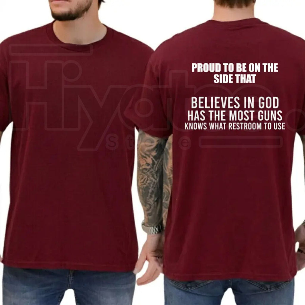 Proud To Be On The Side That T-Shirt – Funny Republican Trump Supporter Conservative Tee