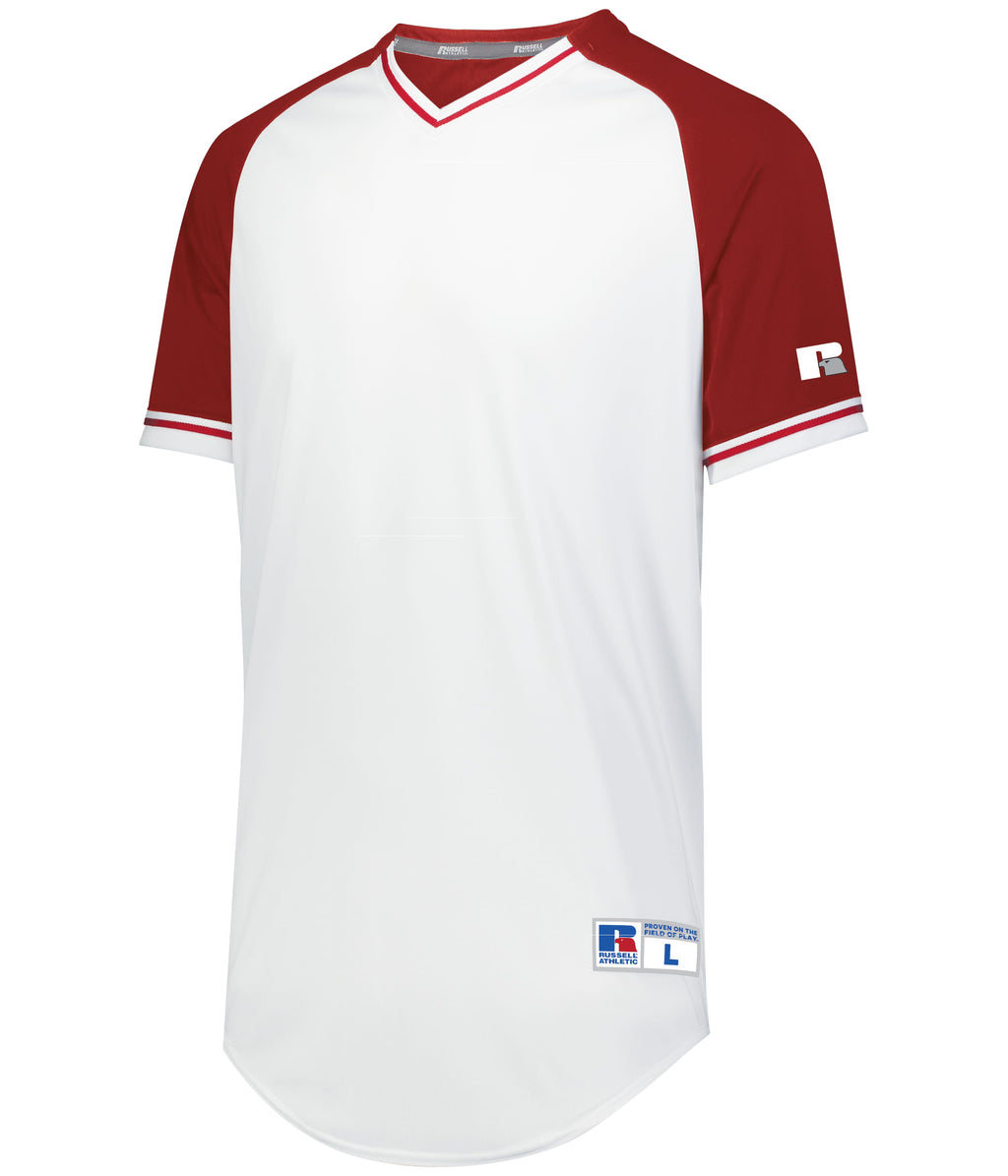 YOUTH CLASSIC V-NECK JERSEY - MOISTURE-WICKING POLYESTER