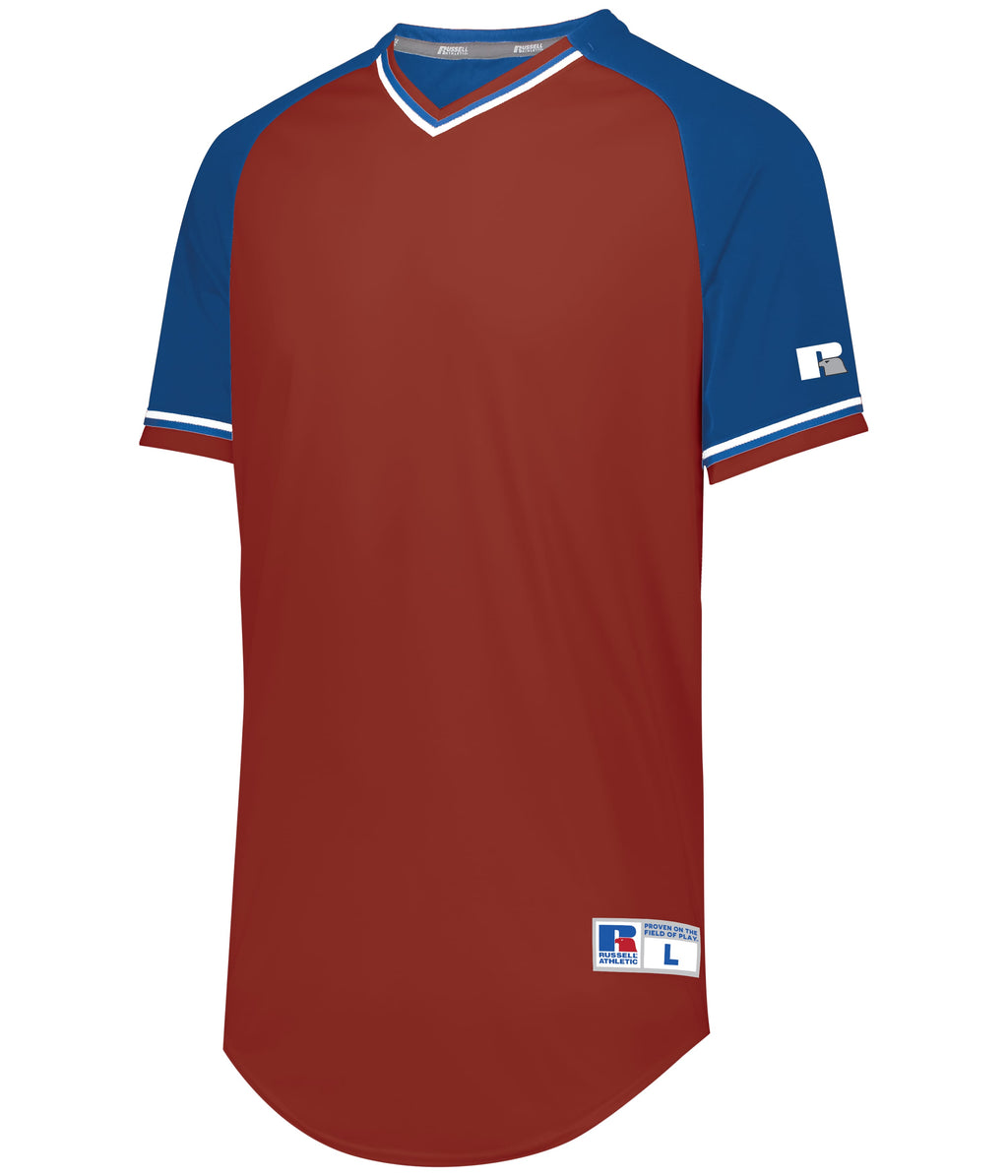 YOUTH CLASSIC V-NECK JERSEY - MOISTURE-WICKING POLYESTER