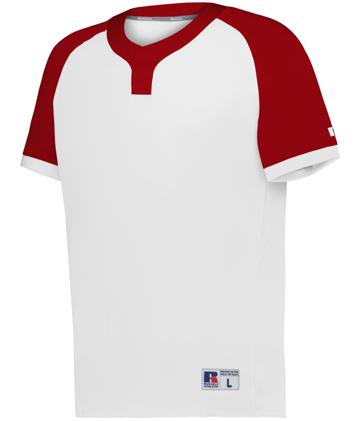 BASELINE COVERED PLACKET BASEBALL JERSEY - MOISTURE-WICKING