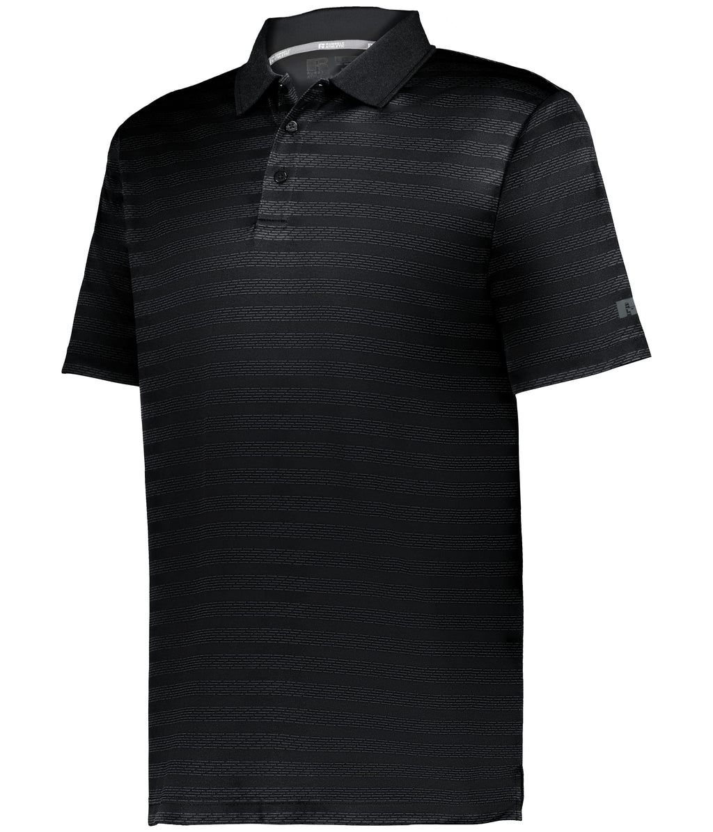 SIDELINE STRIPED POLO POLYESTER