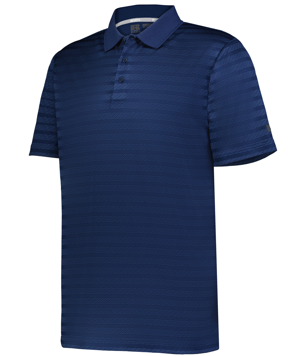 SIDELINE STRIPED POLO POLYESTER