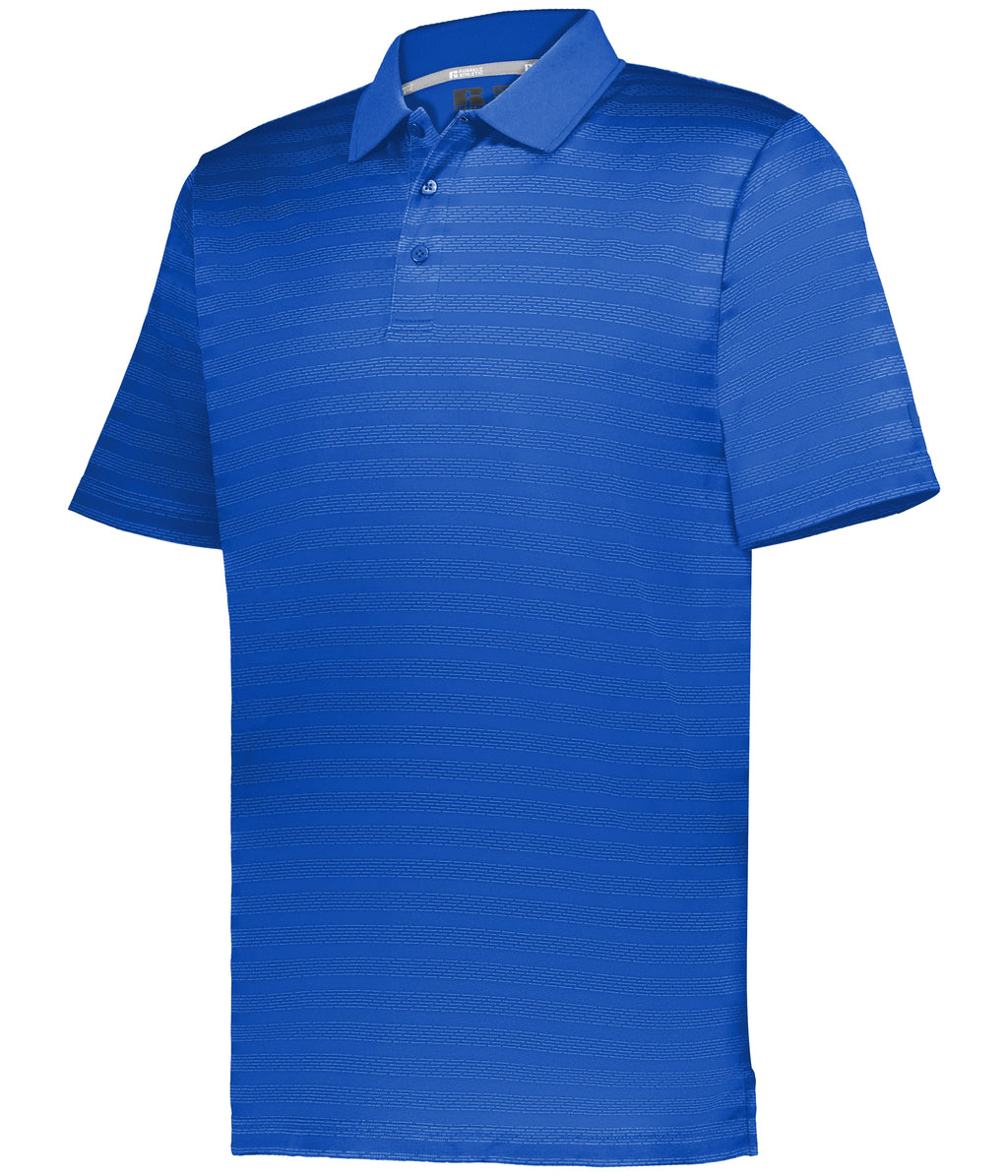 SIDELINE STRIPED POLO POLYESTER