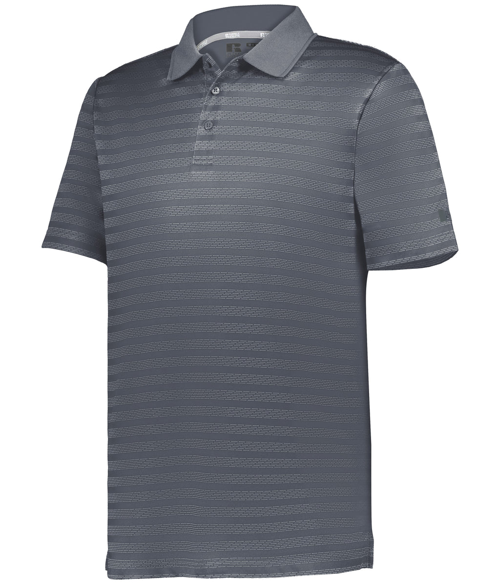 SIDELINE STRIPED POLO POLYESTER