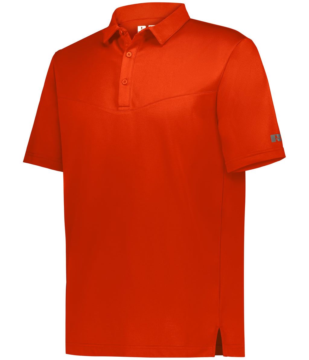 SIDELINE GRID POLO - MOISTURE-WICKING POLYESTER