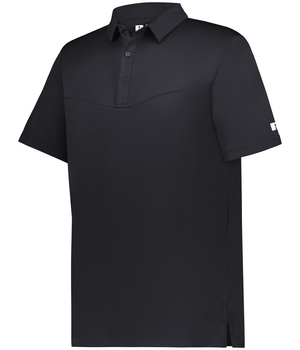 SIDELINE GRID POLO - MOISTURE-WICKING POLYESTER