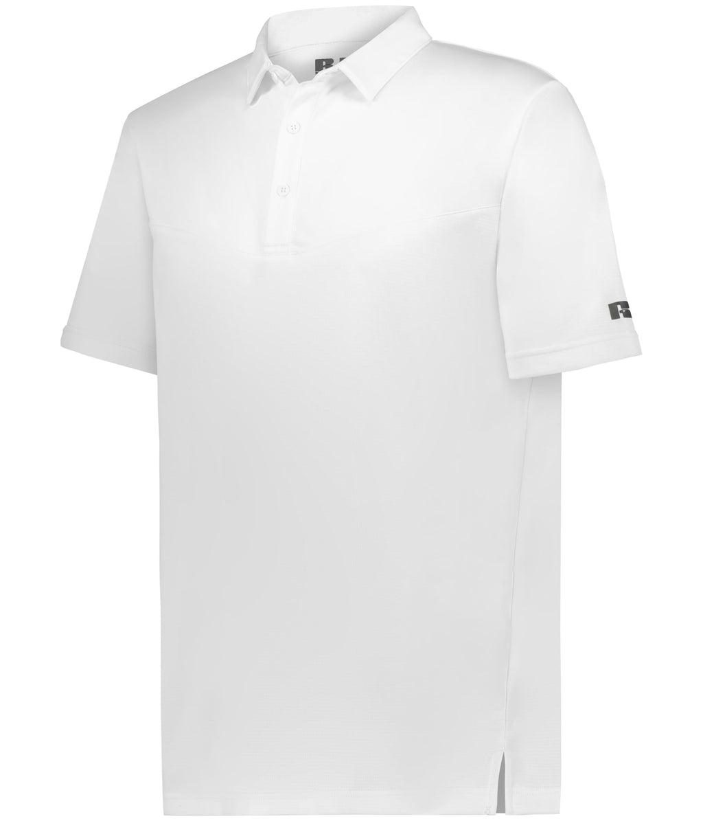 SIDELINE GRID POLO - MOISTURE-WICKING POLYESTER