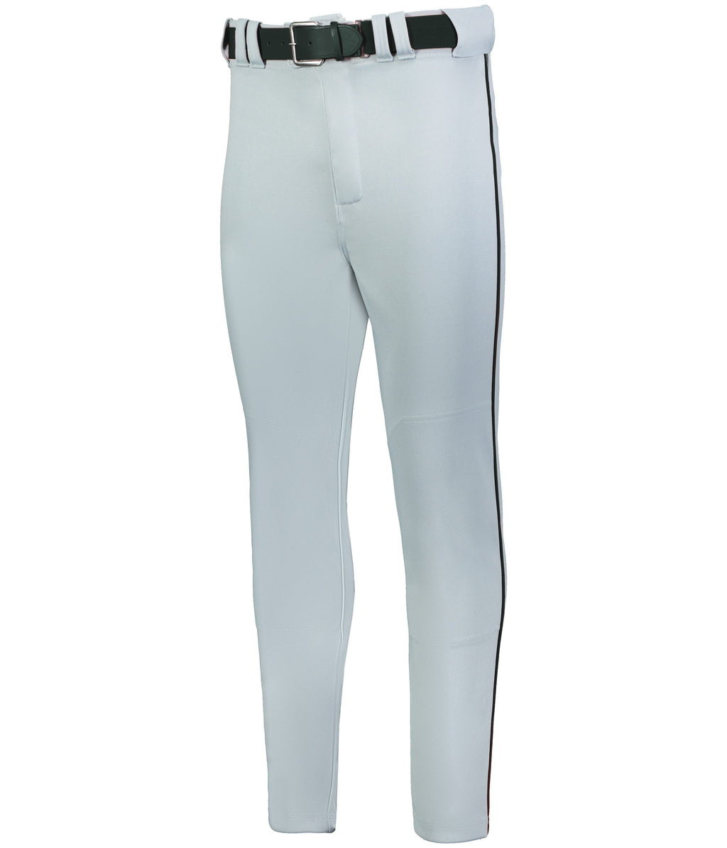 BASELINE TAPERED LEG PIPED BASEBALL PANT POLYESTER