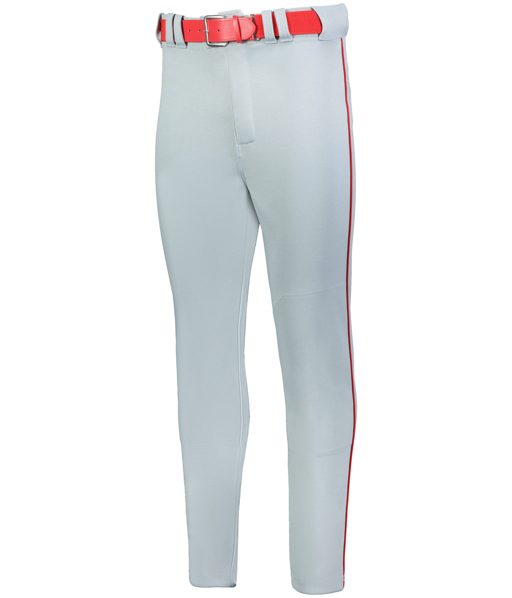 BASELINE TAPERED LEG PIPED BASEBALL PANT POLYESTER