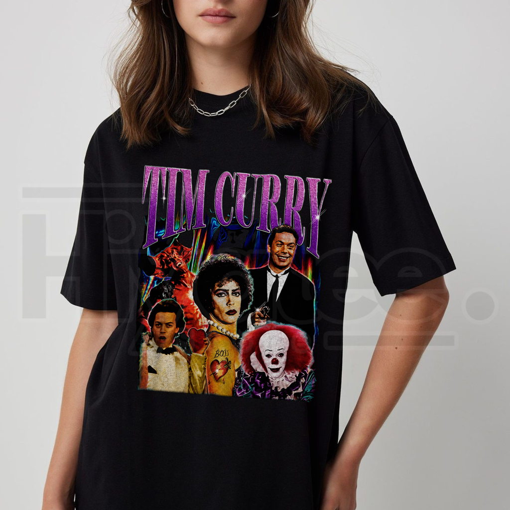 Retro Tim Curry Shirt – Vintage 90s Actor Graphic Bootleg Tee