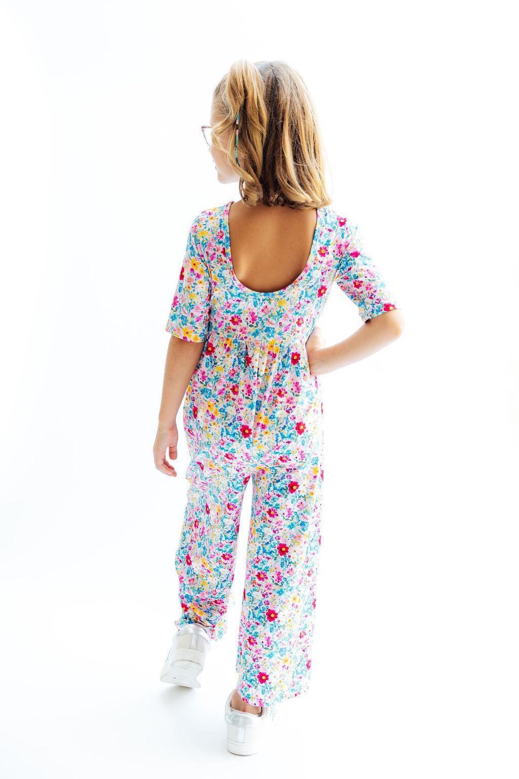 Fluttering Flowers Wide Leg Jumpsuit