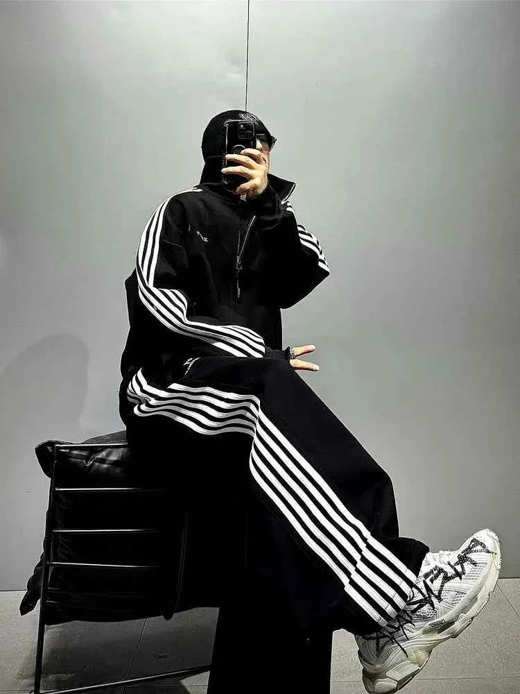 Hip Hop Track Set Jacket & Pants