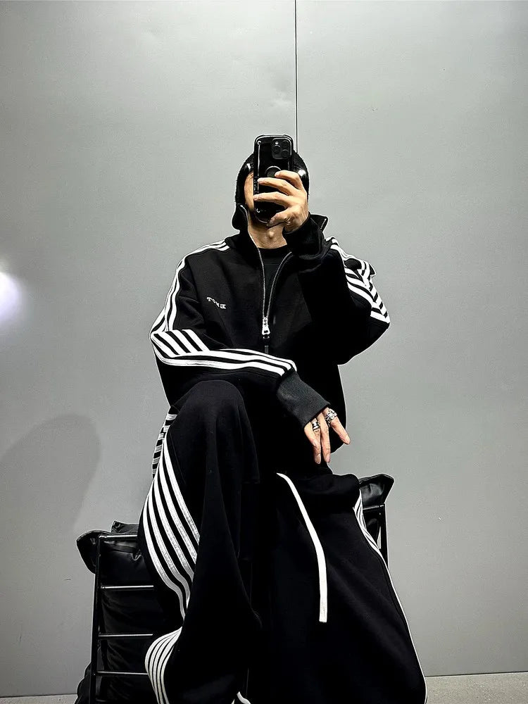 Hip Hop Track Set Jacket & Pants