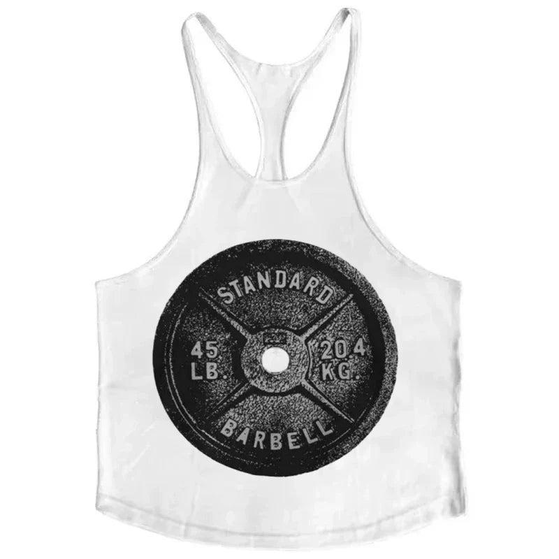 Men’s Y-Back Gym Stringer Tank Top