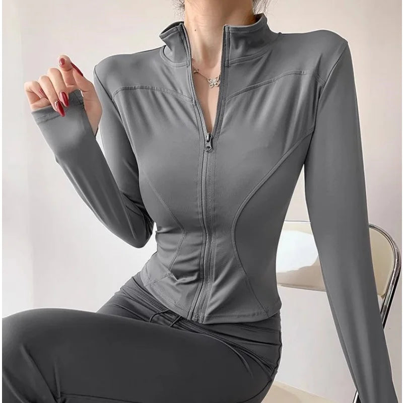 ActiveFlex Long Sleeve Yoga Jacket for Women