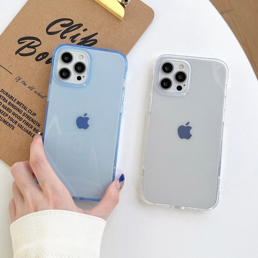 Clear Candy Color iPhone Case