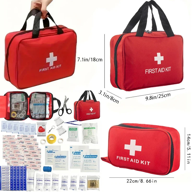 First Aid Kit 188 pcs emergency and survival essentials
