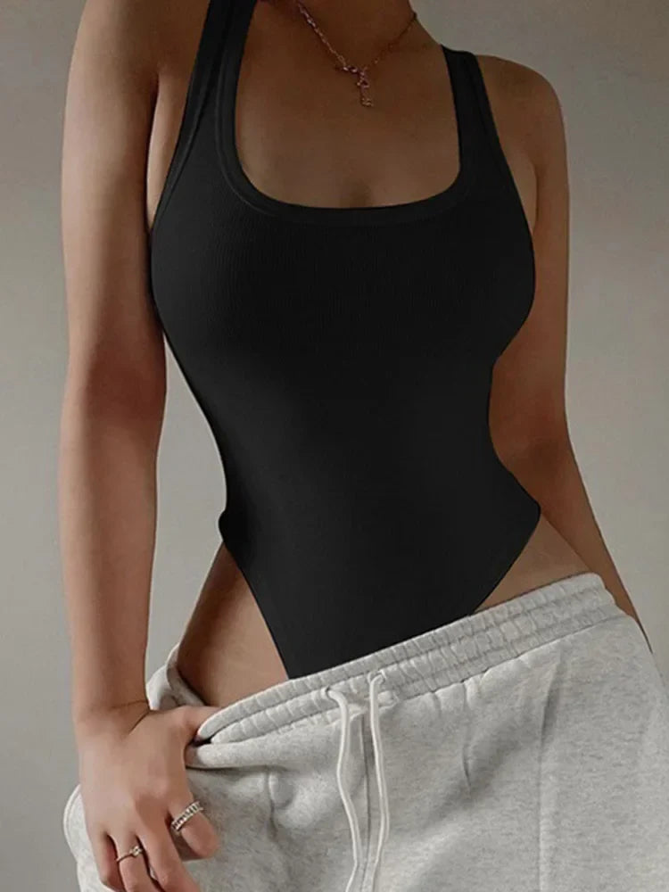 Summer Chic Sleeveless Bodysuit