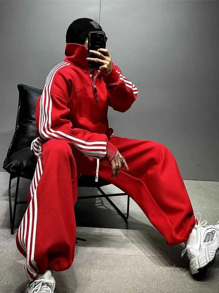 Hip Hop Track Set Jacket & Pants