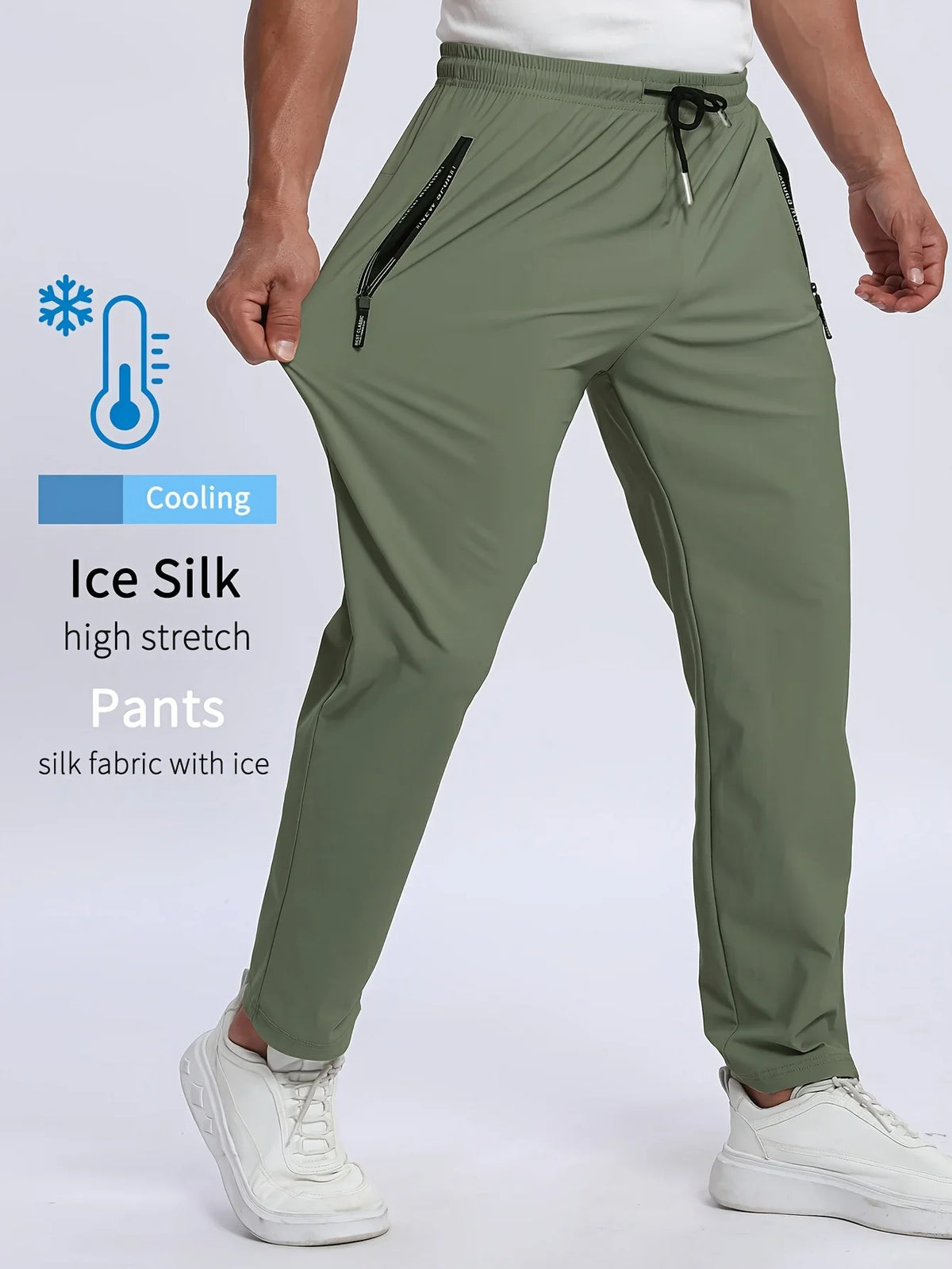Men's Summer Moisture-Wicking Gym Pants