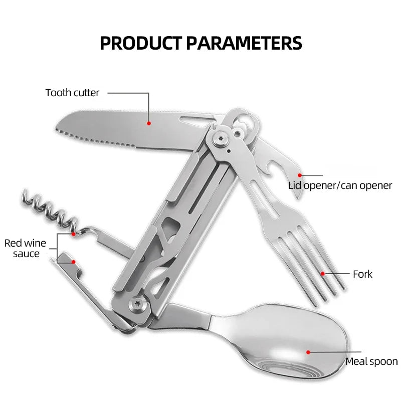 Multifunctional Portable Stainless Steel Knife