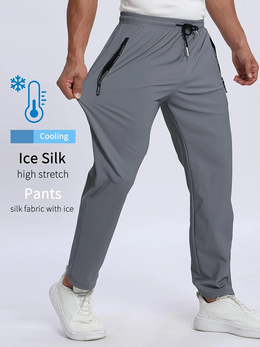 Men's Summer Moisture-Wicking Gym Pants