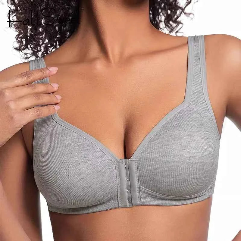 ComfyEase: Seamless Front-Close Bra for Women