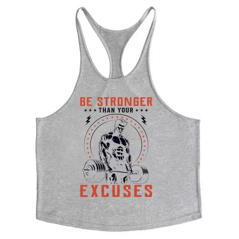Men’s Lightweight Gym Stringer Tank Top