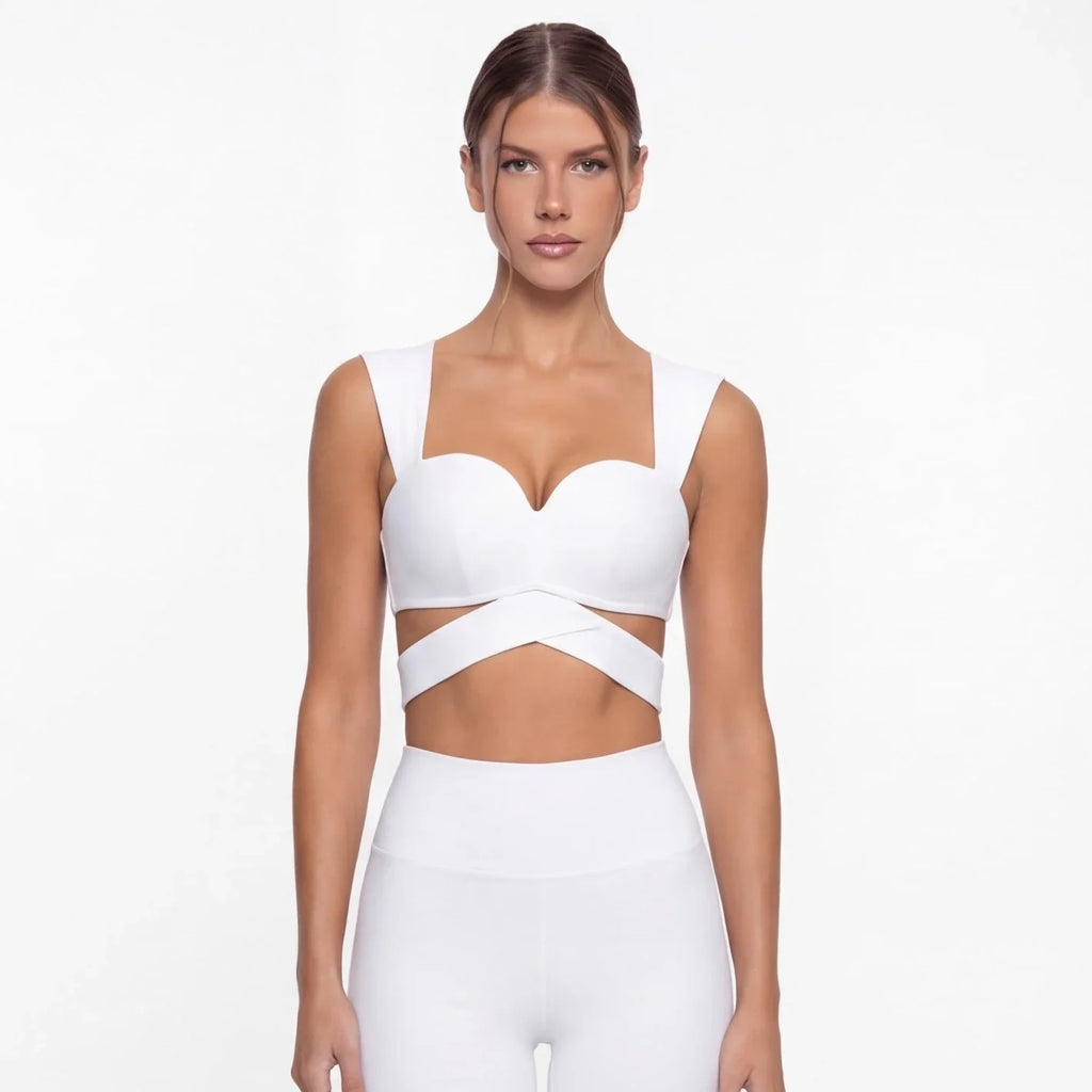 FUBEIKE Women’s Padded Yoga Bralette Top