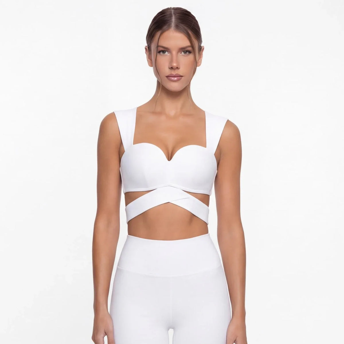 FUBEIKE Women’s Padded Yoga Bralette Top
