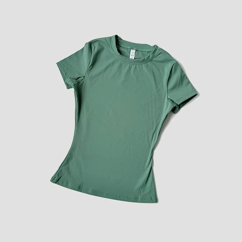 FlexiFit Seamless Yoga Tee for Active Women