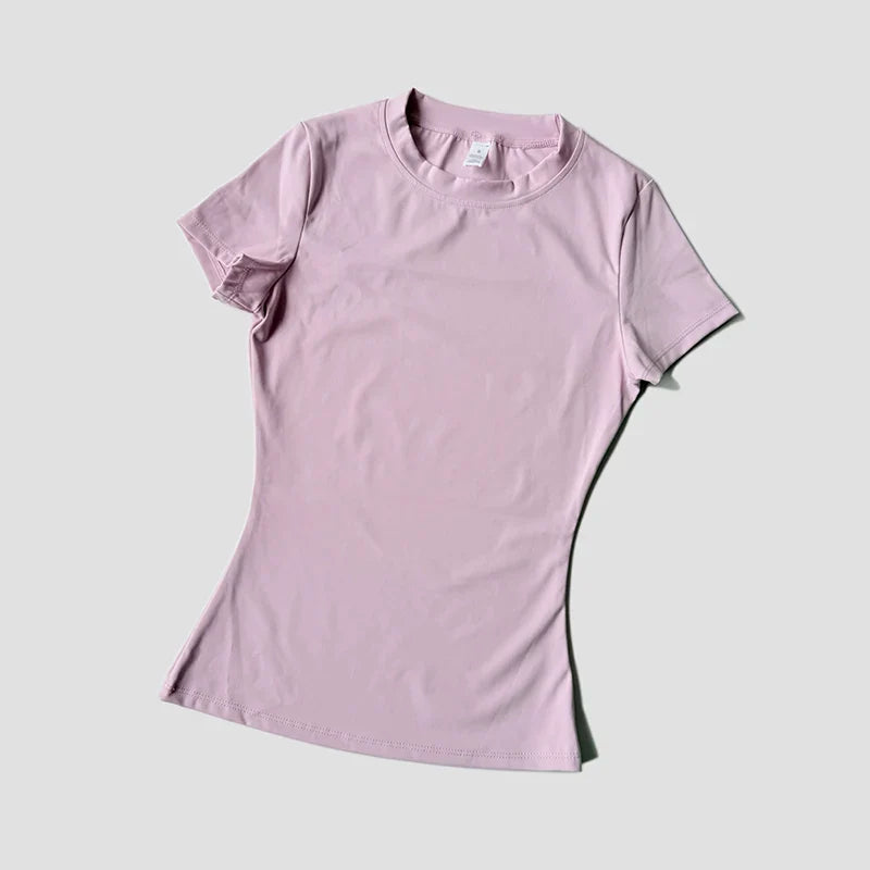 FlexiFit Seamless Yoga Tee for Active Women