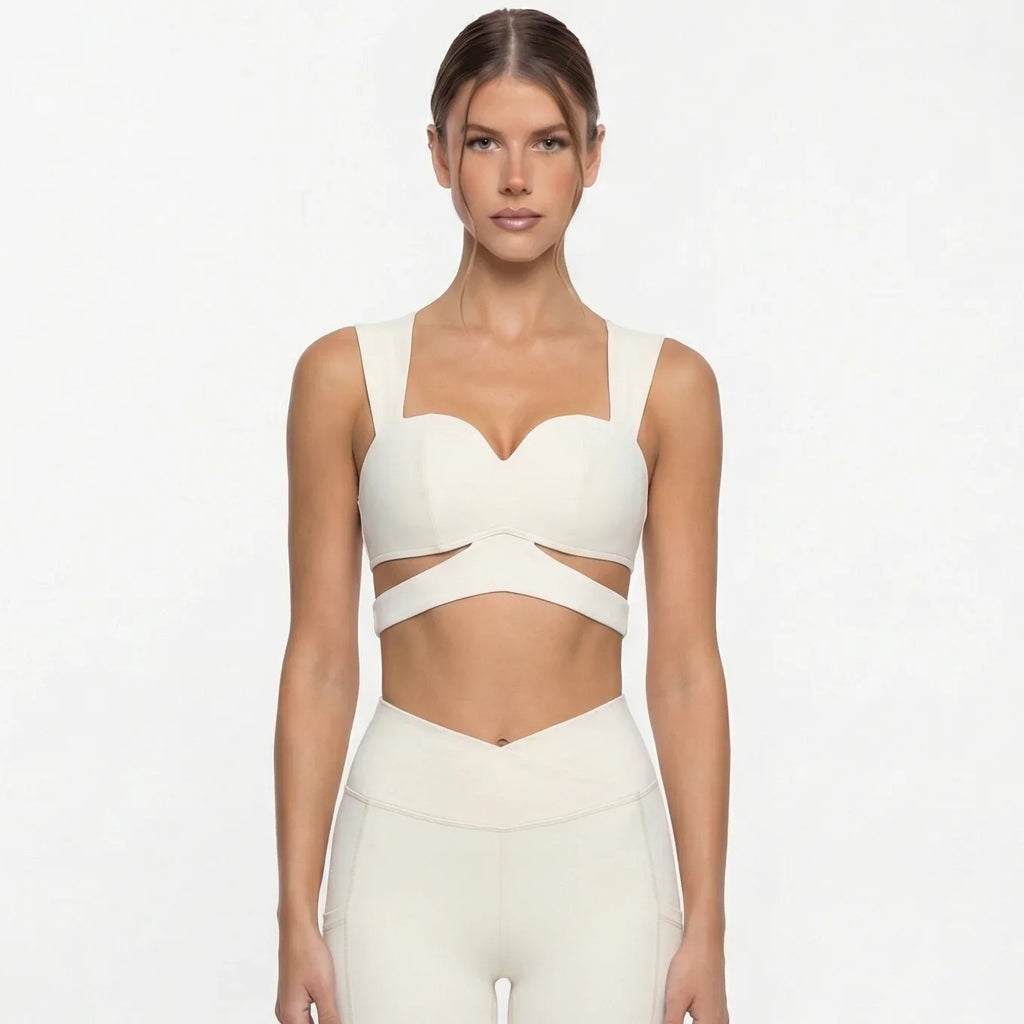 FUBEIKE Women’s Padded Yoga Bralette Top