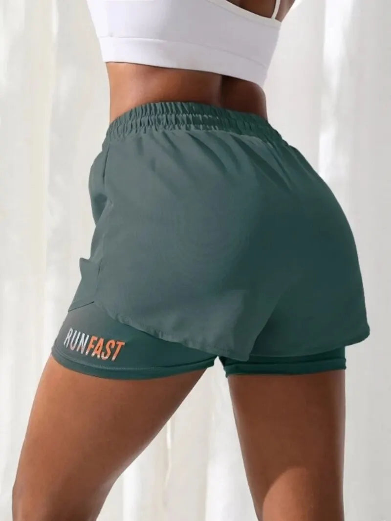 FlexFit High Rise Yoga Shorts