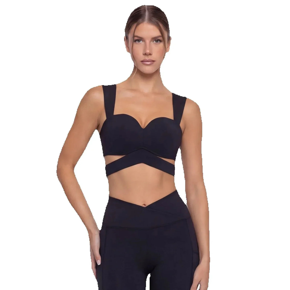 FUBEIKE Women’s Padded Yoga Bralette Top
