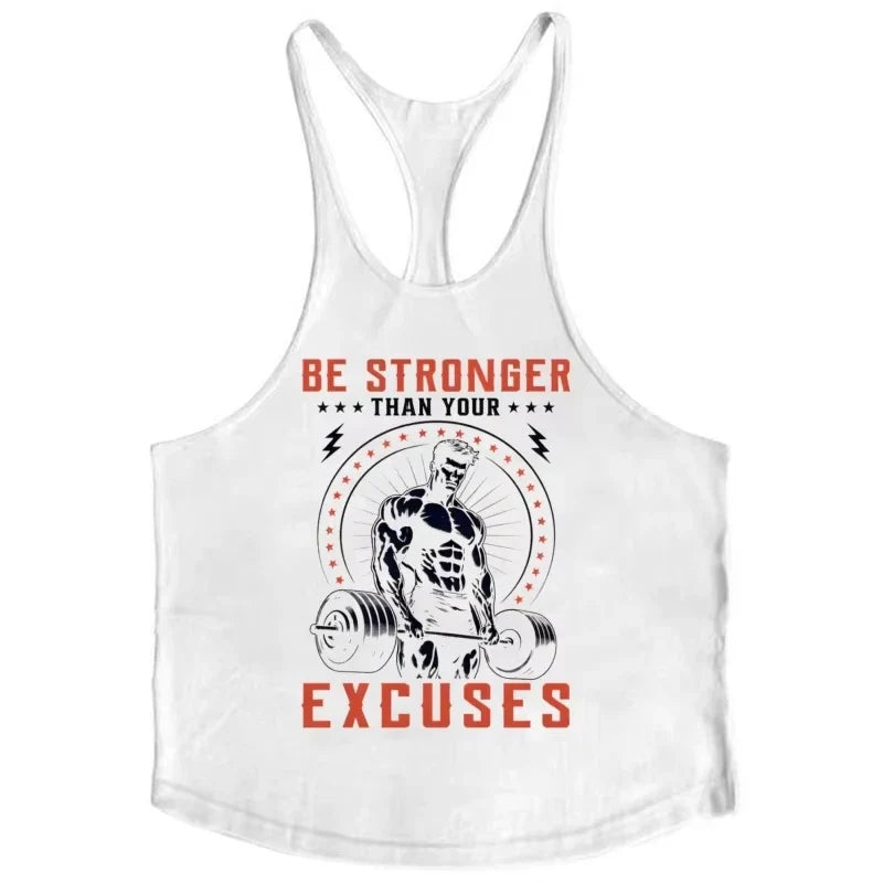 Men’s Lightweight Gym Stringer Tank Top