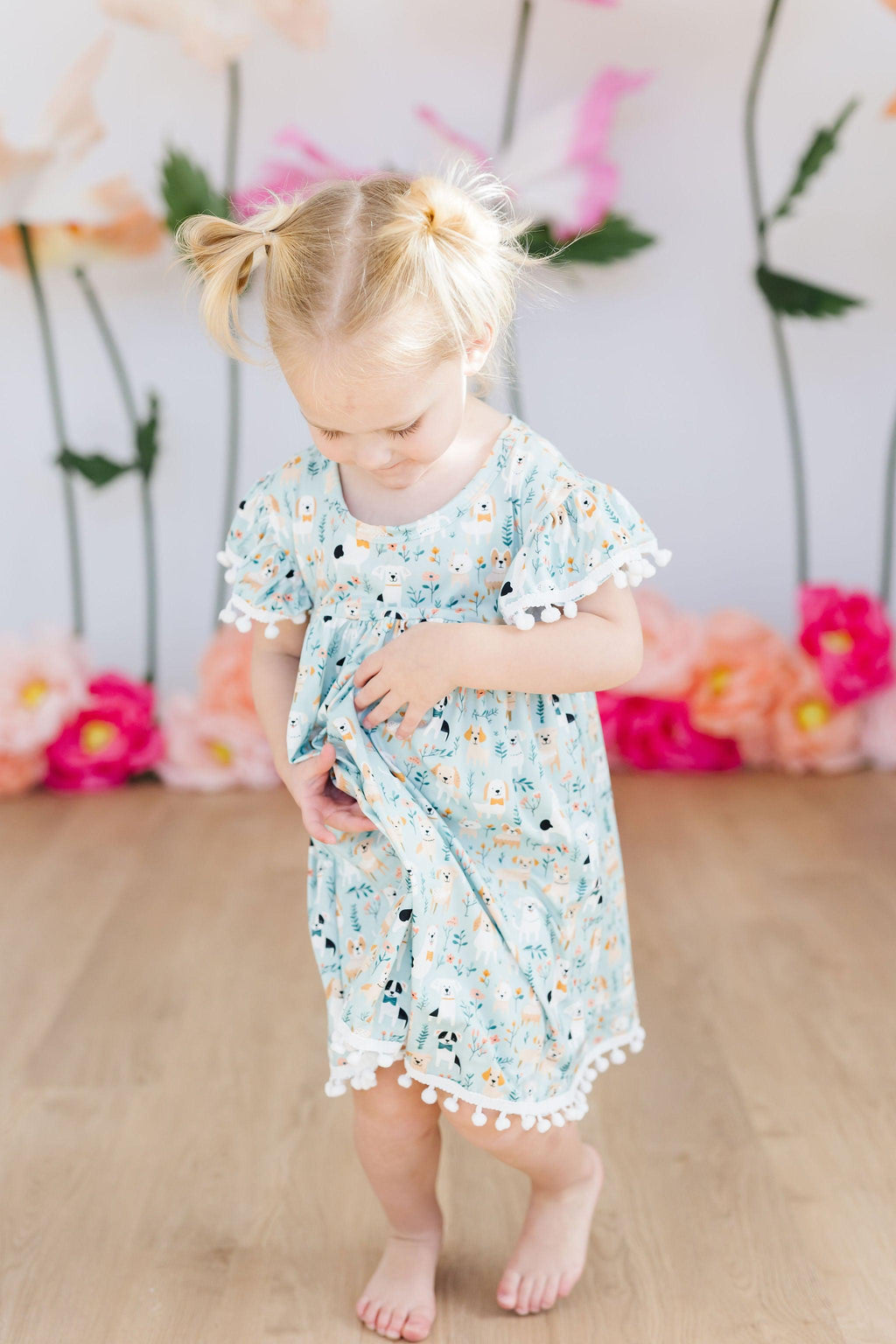 Furry Friends Pom Pom Dress