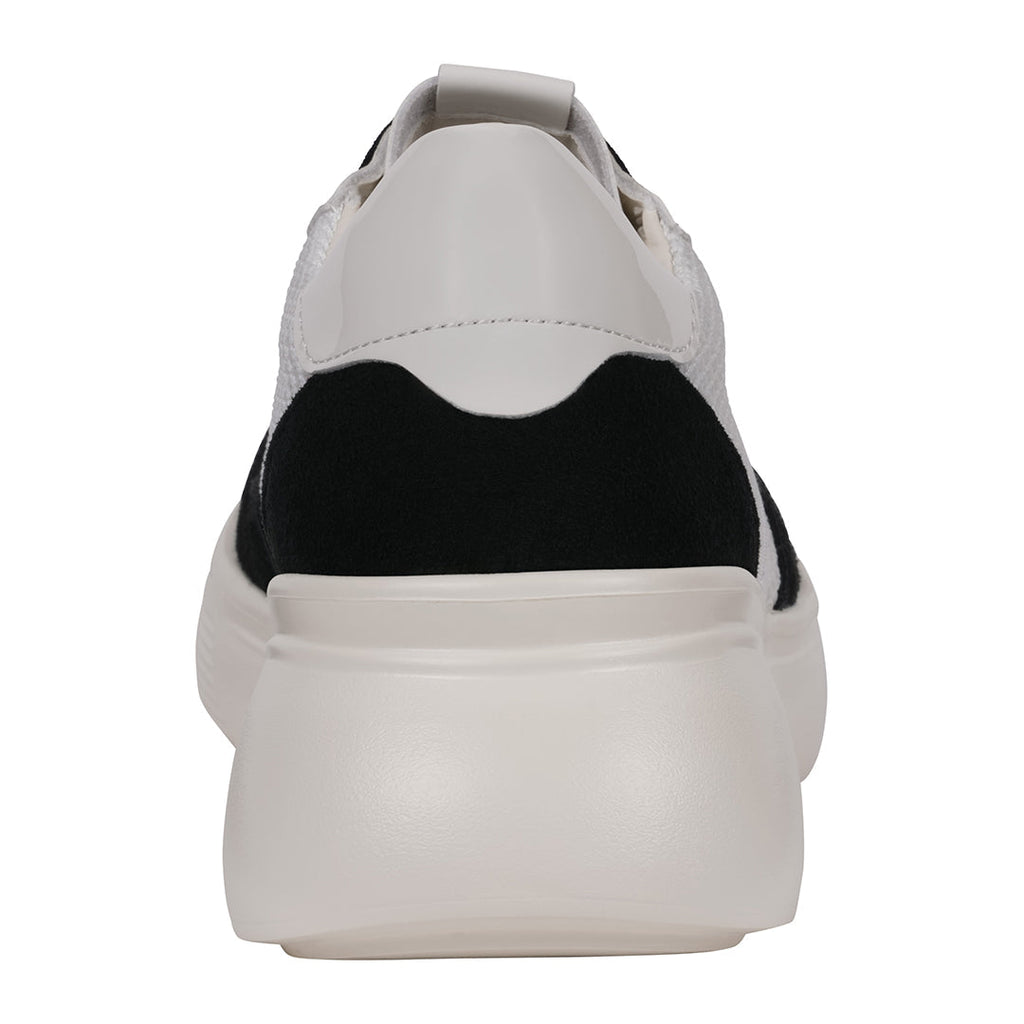 Women's Stefani Black Wedge Sneakers