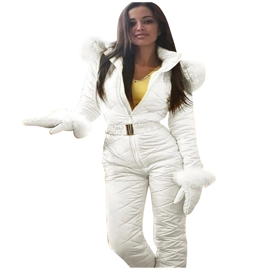 Womens Ski Wear Hoodie Jackets One-Piece