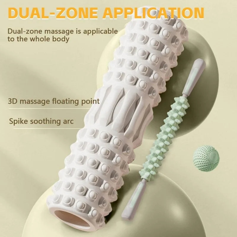 MuscleFlex Foam Roller: Stretch, Recover, Carry