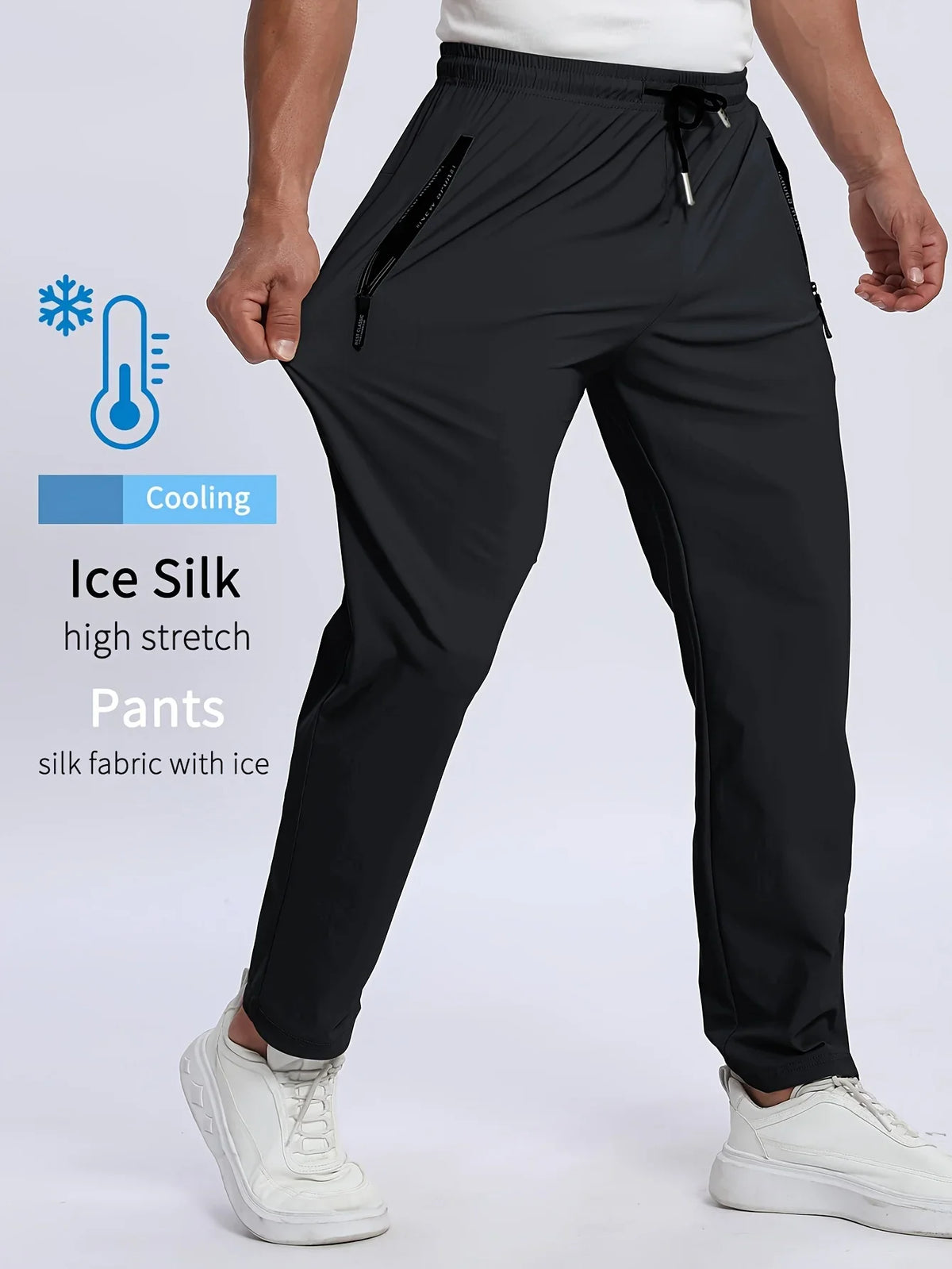 Men's Summer Moisture-Wicking Gym Pants