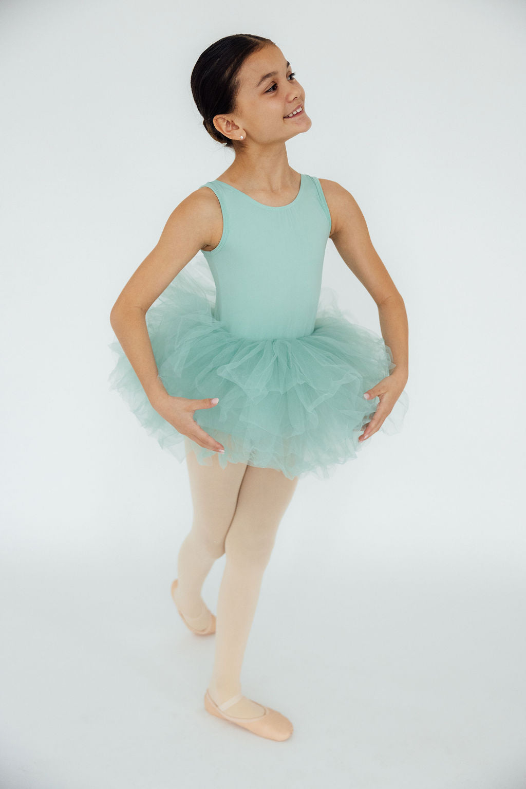 Sage Tank Tutu Leotard