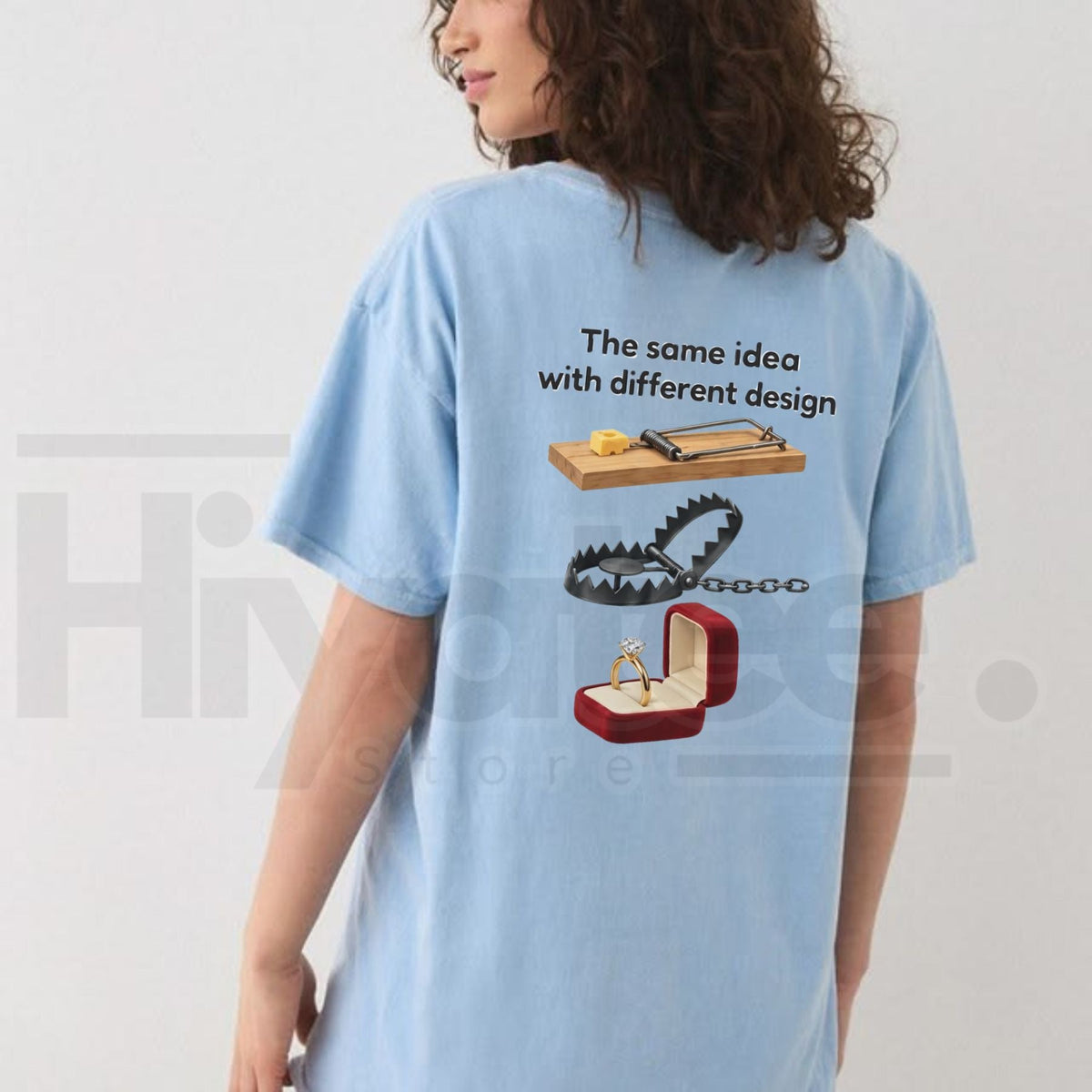 Same Idea Different Design T-Shirt – Funny Creative Humor Graphic Tee