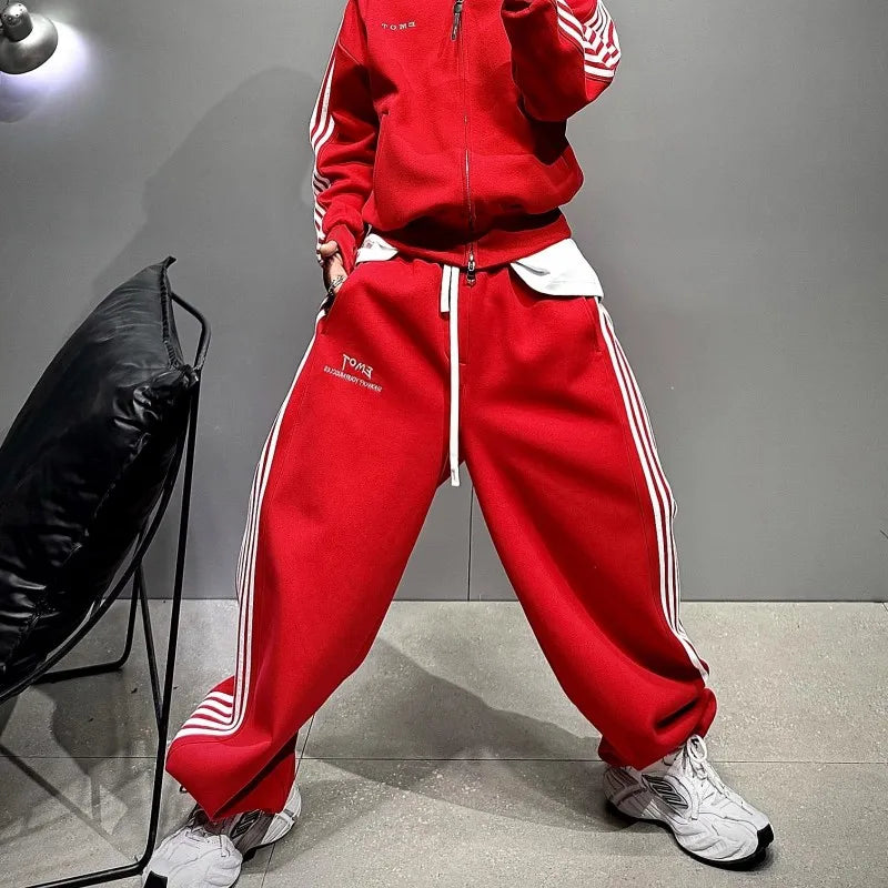 Hip Hop Track Set Jacket & Pants