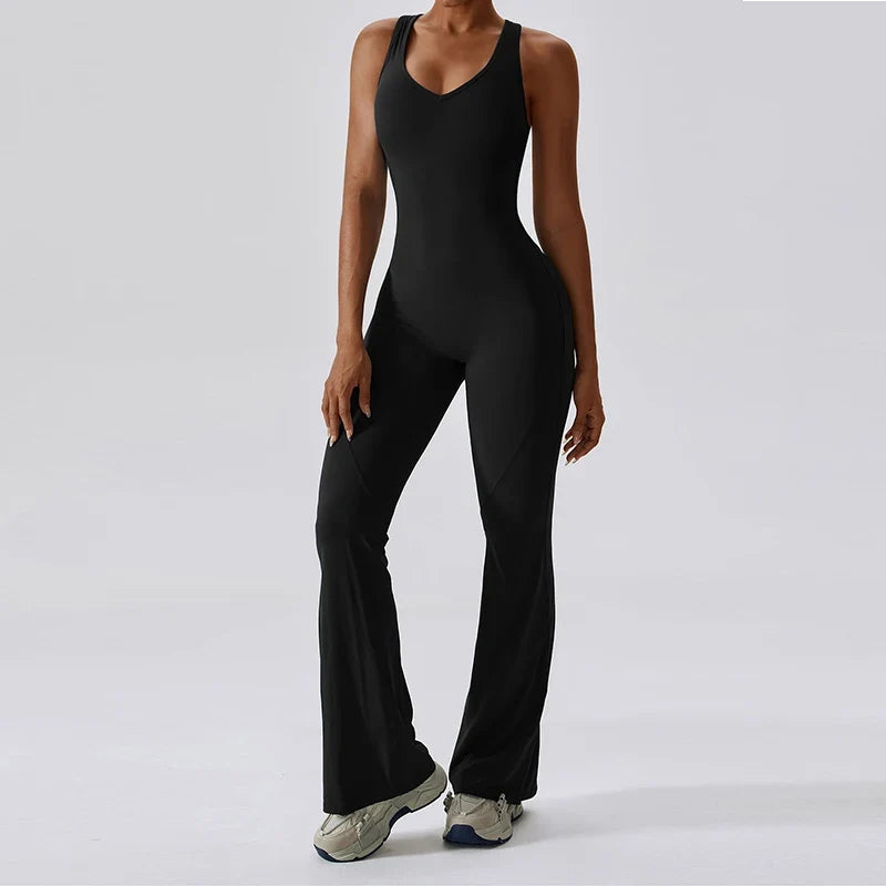 Women Training Workout Bodysuit